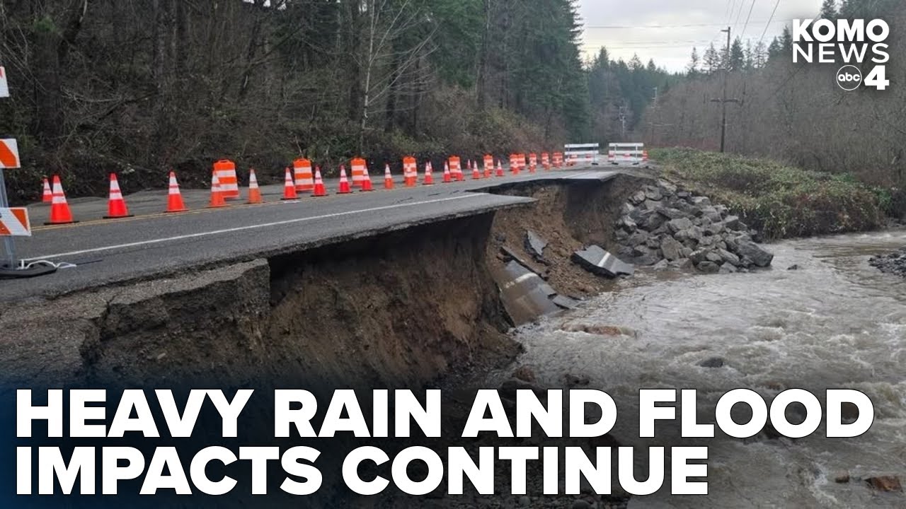 Third atmospheric river hits western Washington. More rain, strong winds expected this week