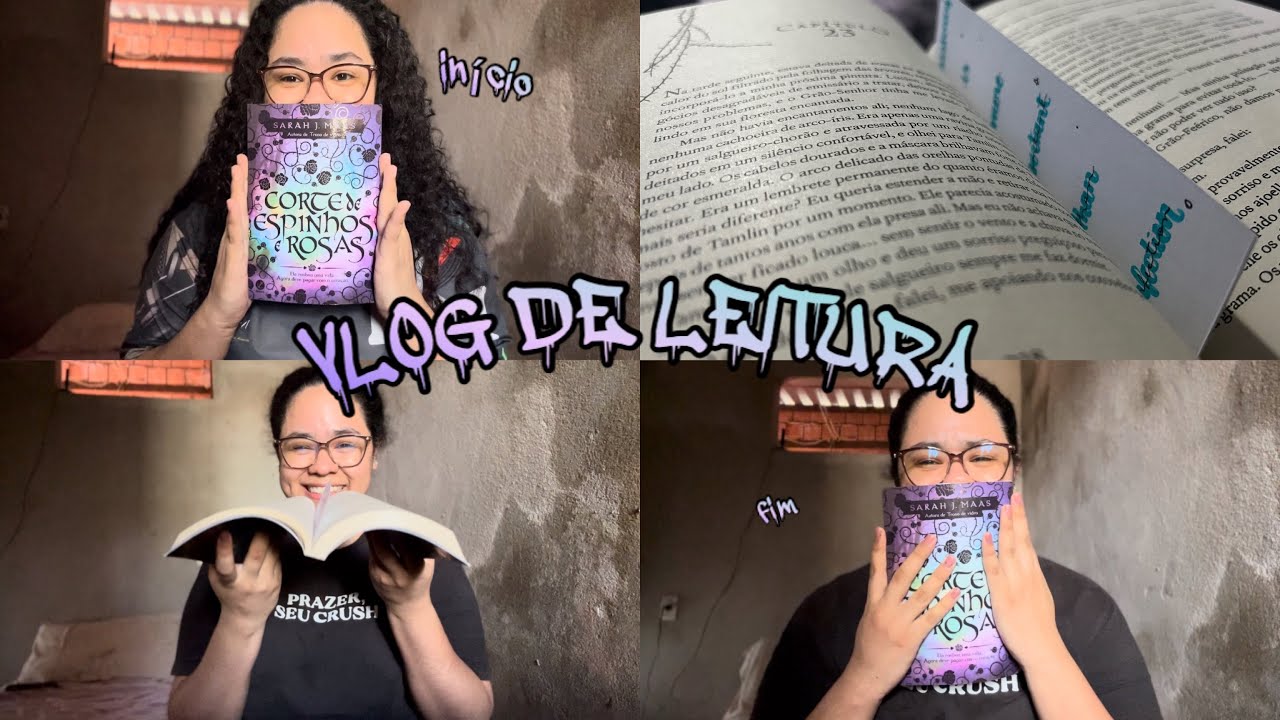 VLOG DE LEITURA | finalmente comecei a saga de ACOTAR e eis aqui o primeiro livro