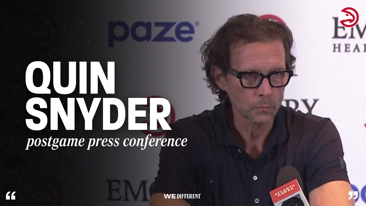 Hawks vs. Jazz Postgame Press Conference: Quin Snyder