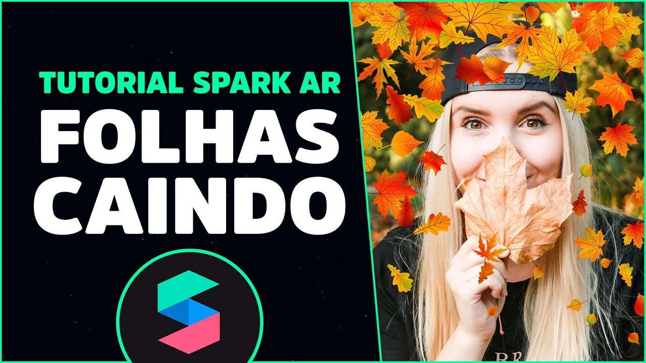 Folhas Caindo com Partículas nos seus filtros - Spark Ar Studio Tutorial