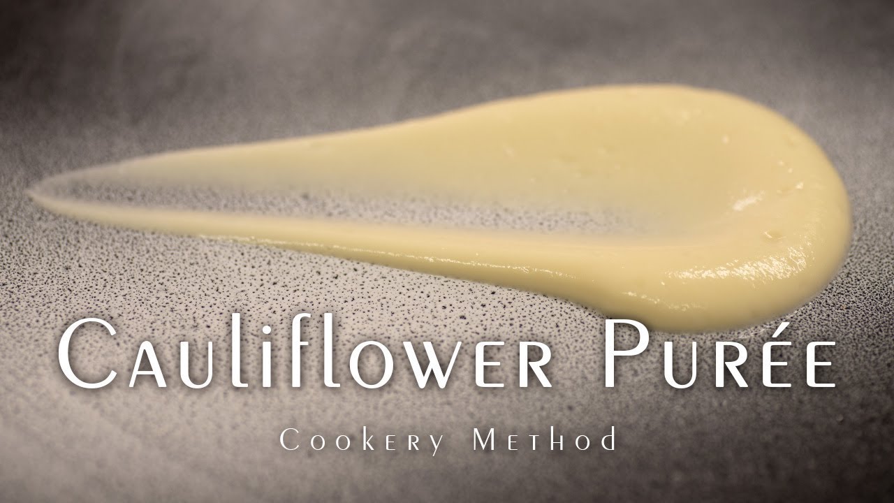 Cauliflower Purée - Enjoy the natural sweetness! -