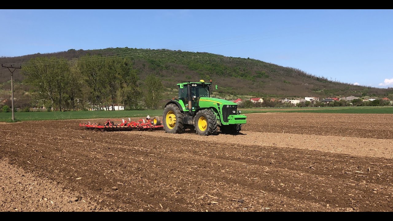 JOHN DEERE 8330 + Vaderstad nz agressive 800
