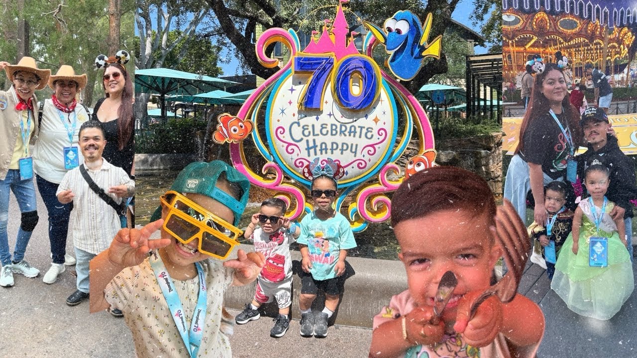 Disney Invitó a Nuestra Familia a Su Celebración de 70 Años! 🎉✨