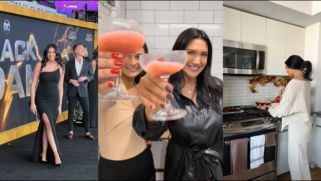 WEEK IN MY LIFE in the CITY | cooking, new friends, danielle’s new apartment + movie premiere
