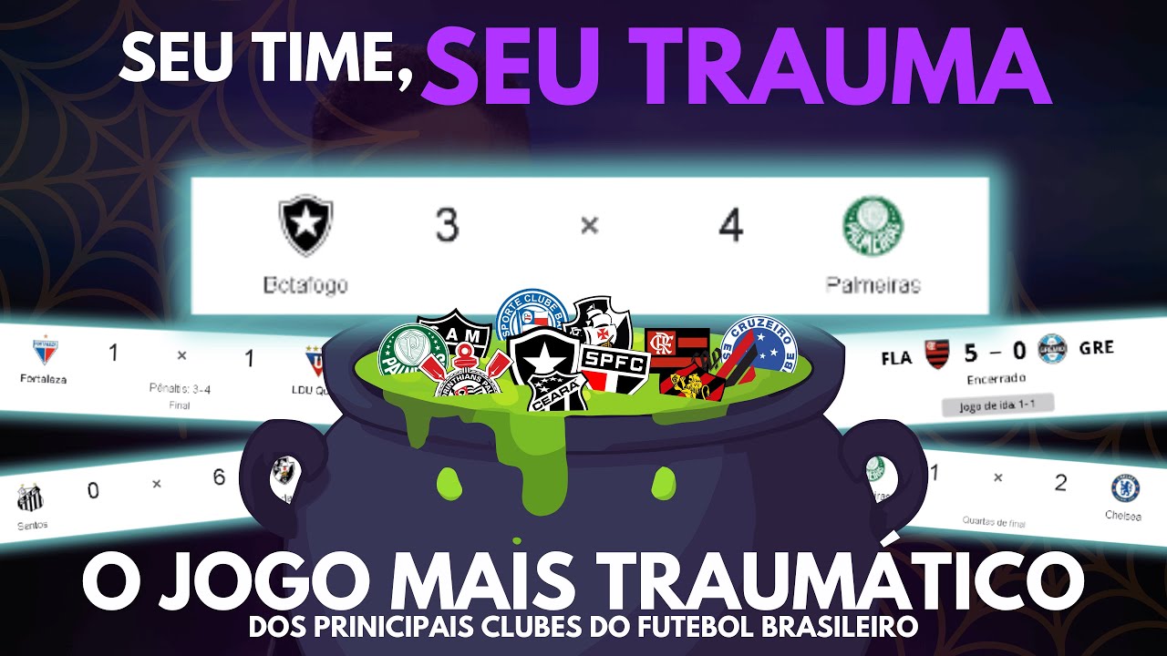O jogo mais TRAUMÁTICO dos PRINCIPAIS CLUBES do BRASIL! - Nizz Fut