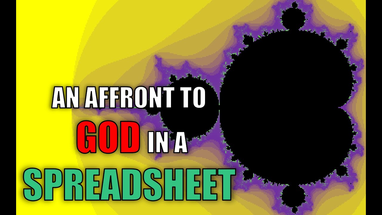Plotting the Mandelbrot Set | Recursive LAMDBA and COMPLEX Functions in Excel