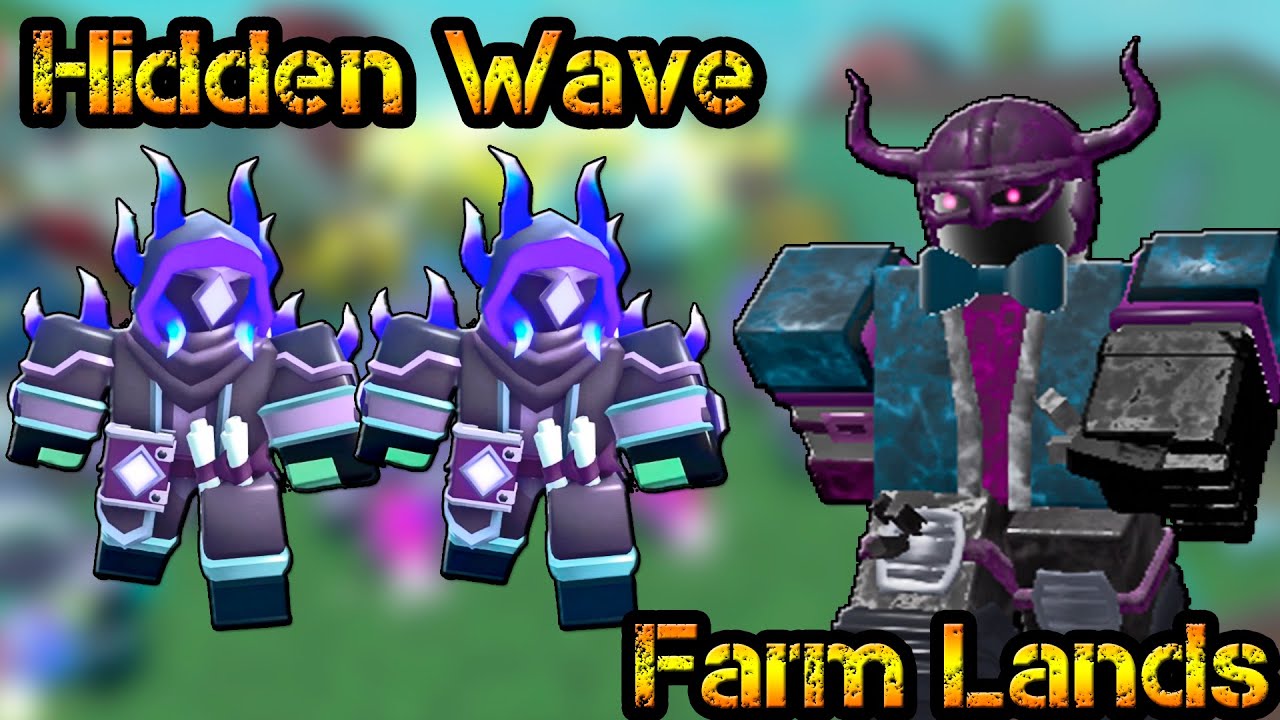 Hidden Wave Triumph Farm Lands Roblox Tower Defense Simulator