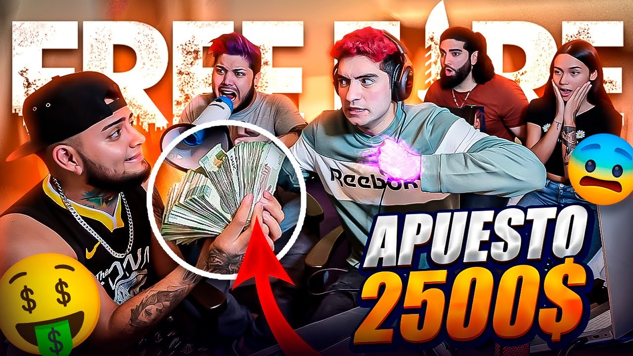 VIAJE HASTA ESTE LUGAR SOLO *PARA ENFRENTARME CON ESTOS CHICOS* Y APOSTAR 2,500 DOLARES 😰 FREE FIRE