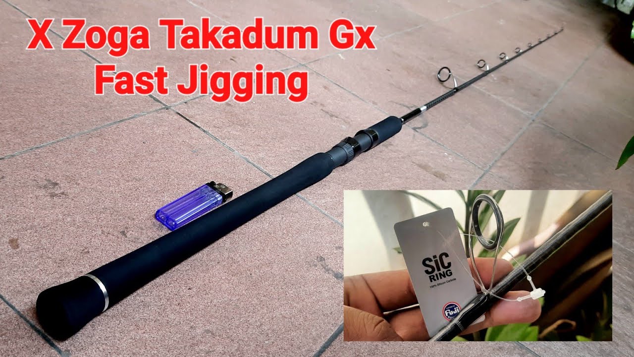 Custom Joran X Zoga Takadum GX pe 2,5 || 150 gr || Fast & cast Jigging