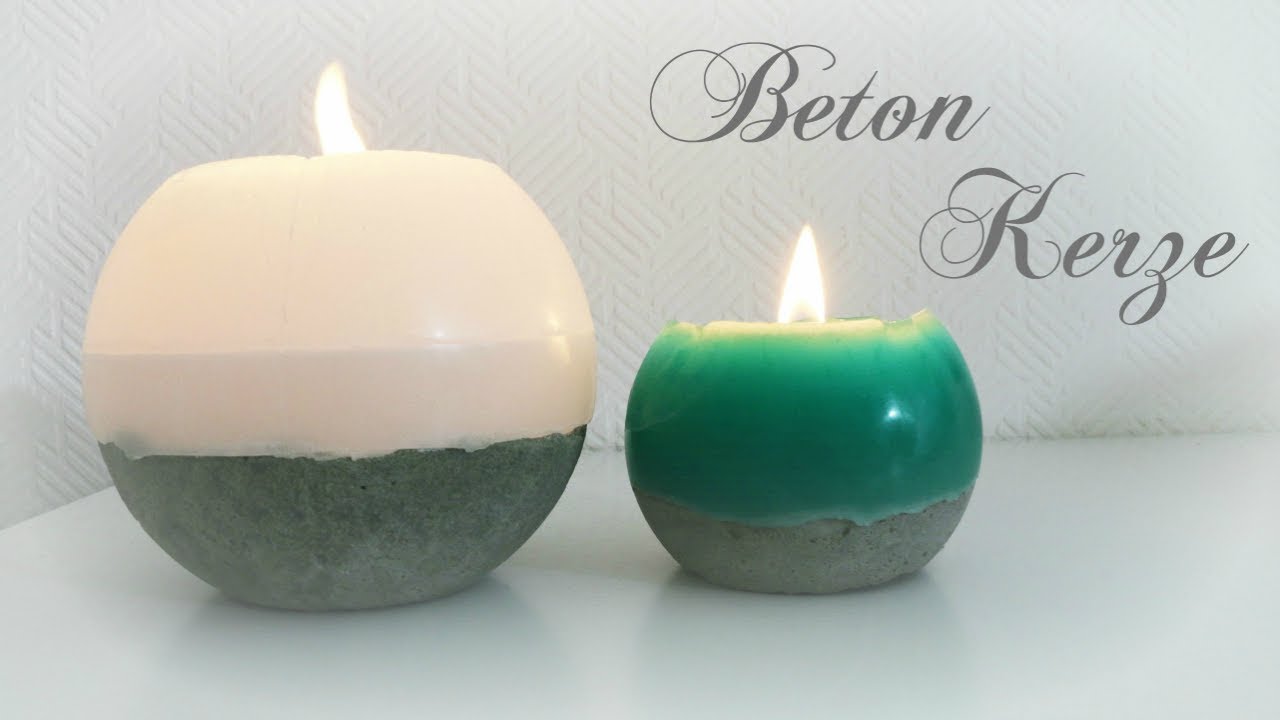 Beton Kerze * DIY * Concrete Candle [eng sub]
