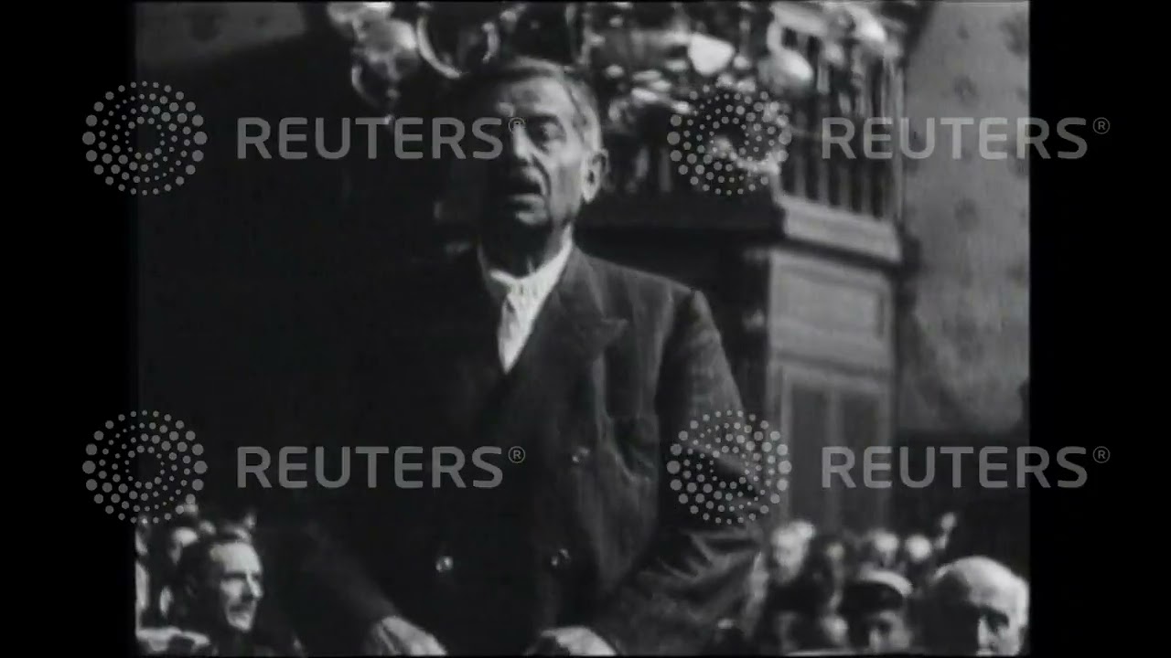 1945 год. Суд над Филиппом Петеном в 1945 году.