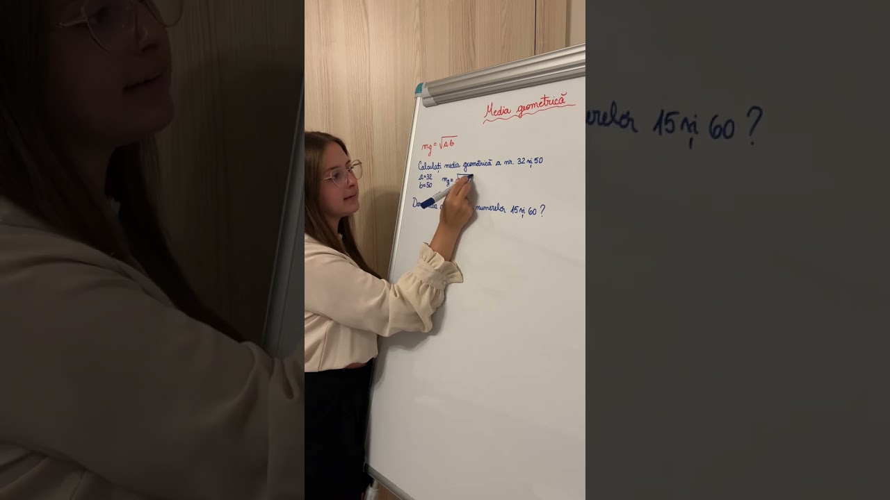 Media Geometrica a doua numere