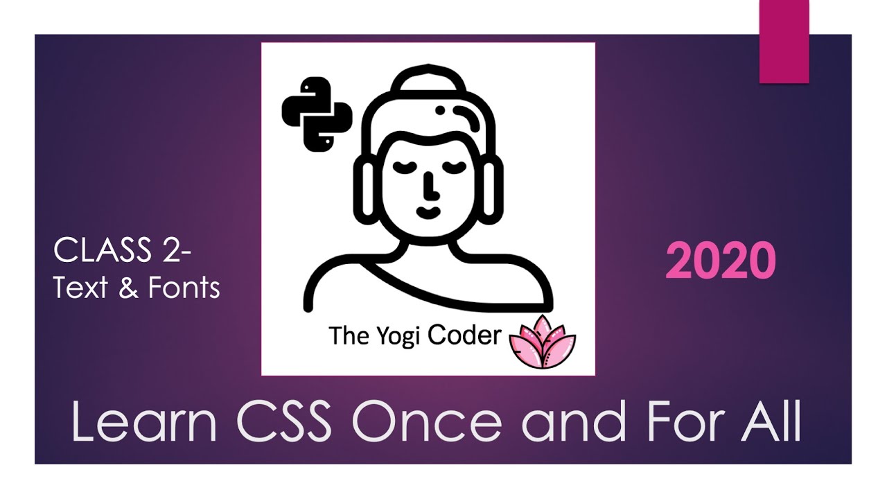 2 - CSS Texts And Fonts Tutorial 