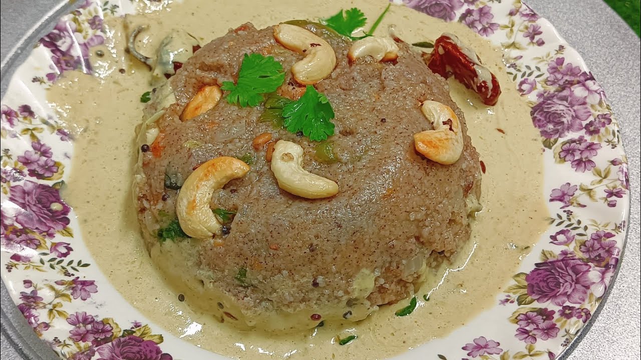 VEG RAGI UPMA RECIPE ✨| HEALTHY TASTY AND QUICK BREAKFAST RECIPE RAGI ( finger millet )UPMA 