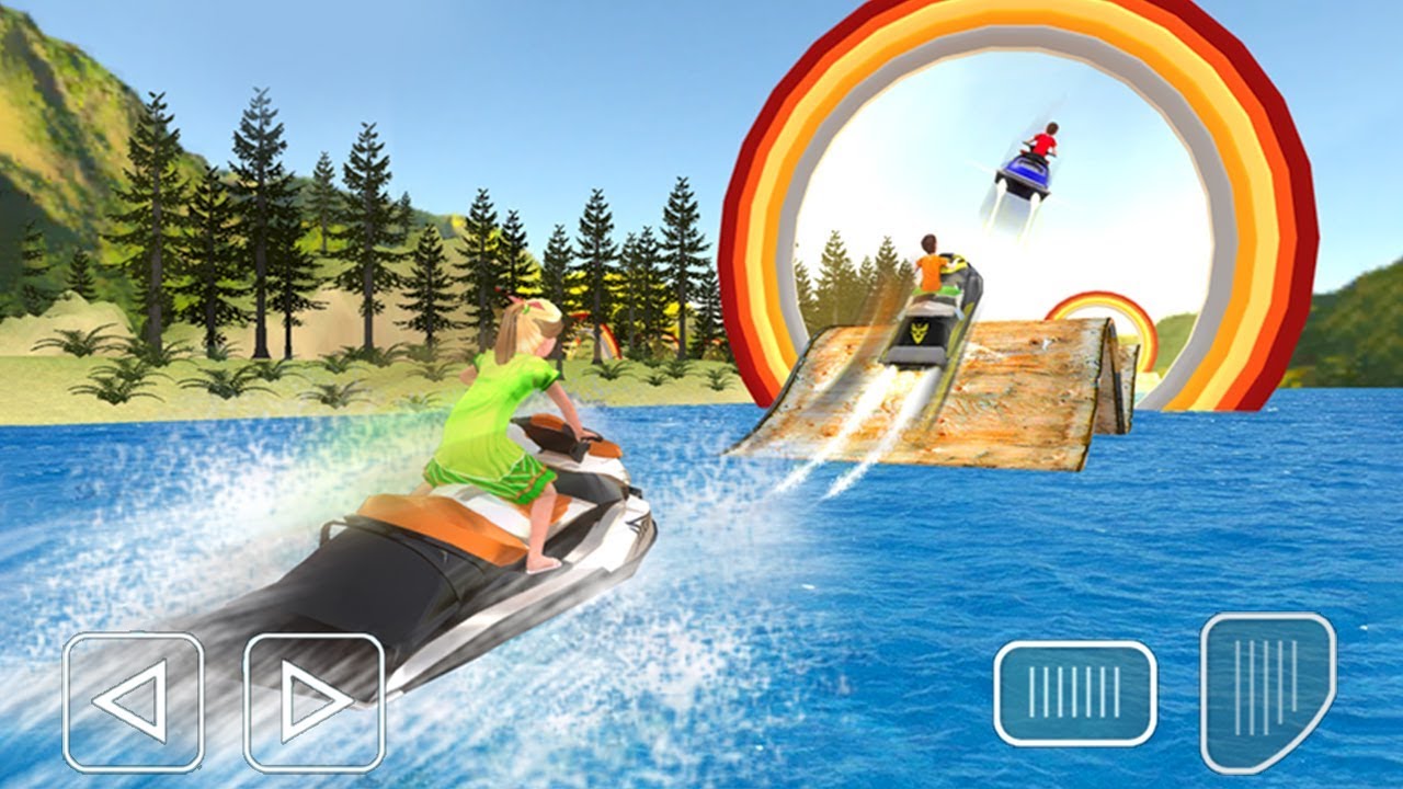 Kids Power Boat Racing Impossible Tracks (by KidRoider) Android Gameplay [HD]