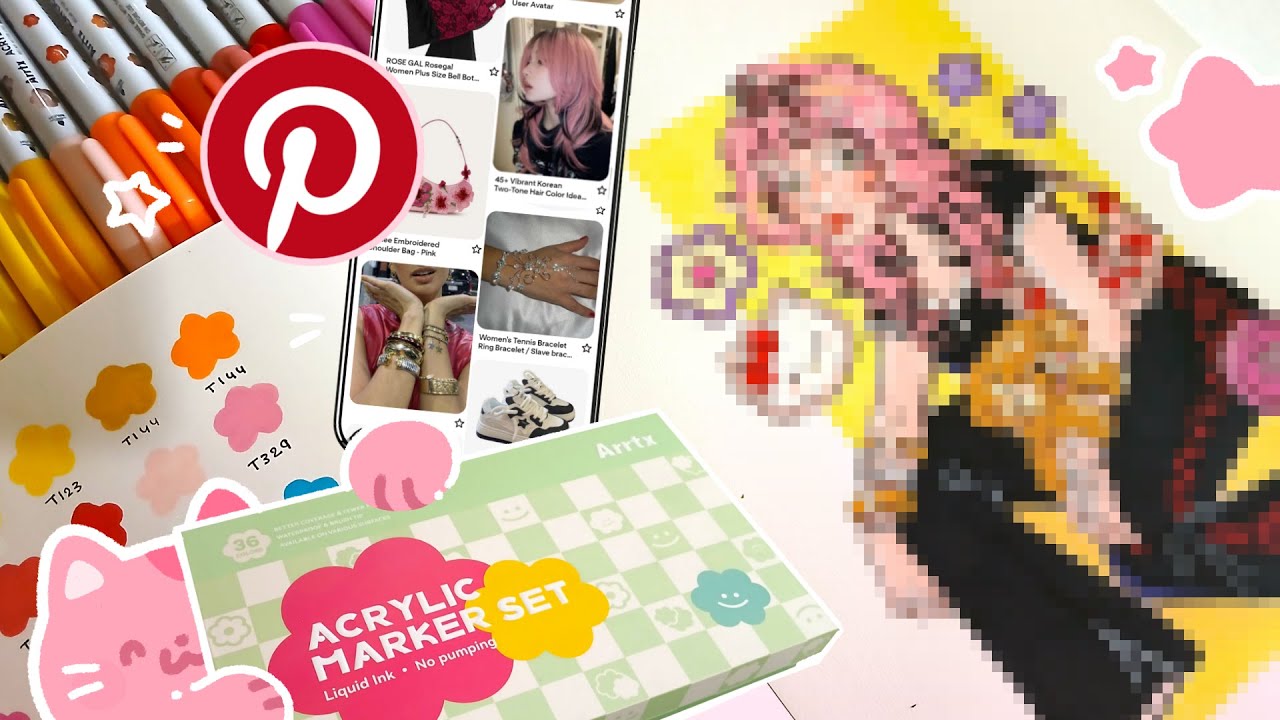 PINTEREST ВЫБИРАЕТ, ЧТО МНЕ РИСОВАТЬ, ЧАСТЬ 3 // при участии ARRTX