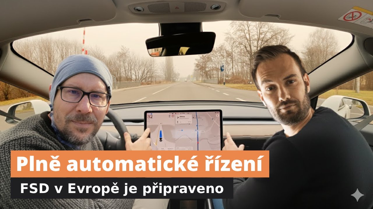 Full Self Driving v Evropě funguje. I v mlze @RadekLanda