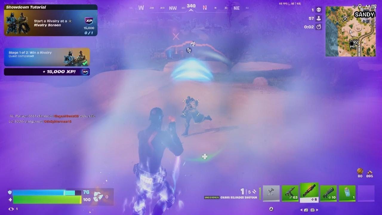 Fortnite moje první hra v nový sezoně a hned win
