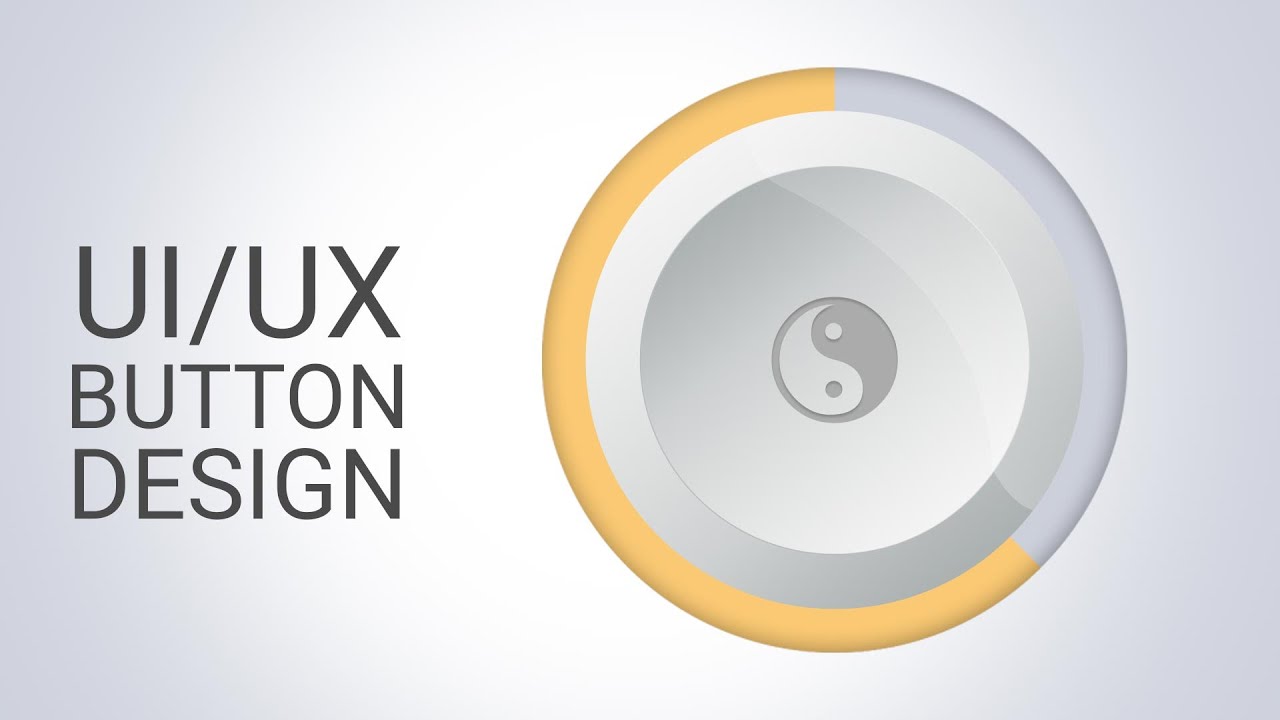 ui design tutorial for beginners| Button Design