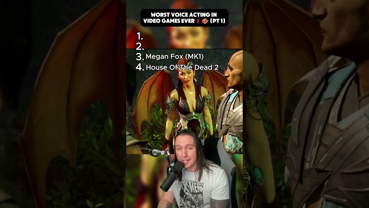 🤣 WORST VOICE ACTING IN VIDEO GAMES EVER‼️ (Pt 1)
