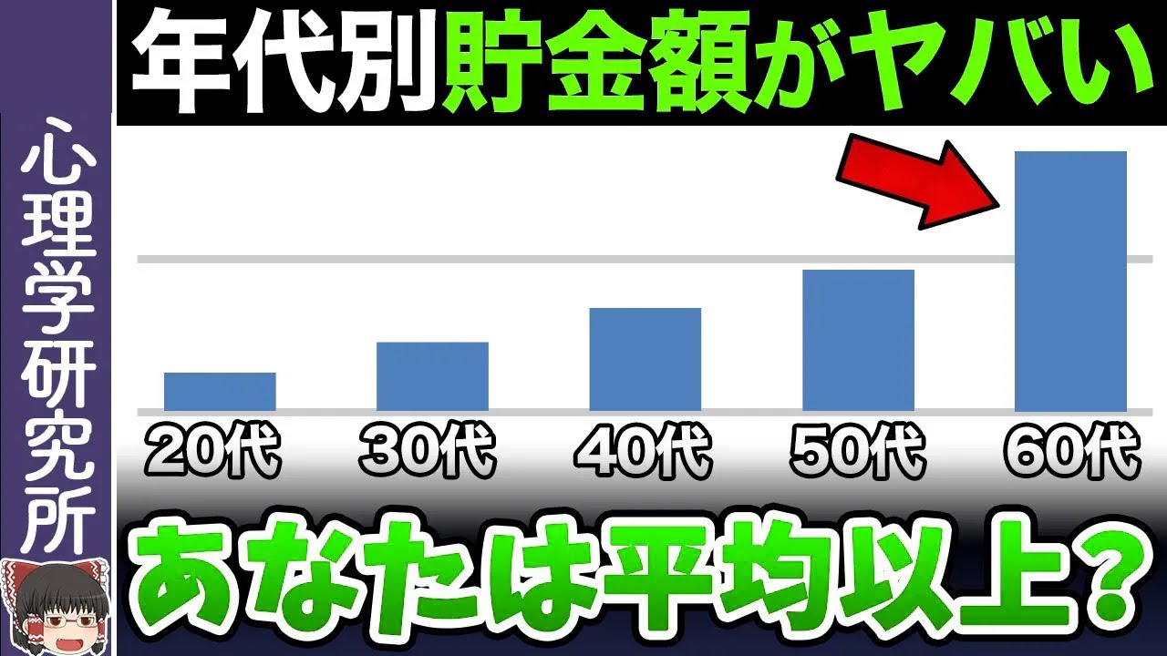【年代別】9割が絶望！20〜60代の平均貯金額とあなたの位置