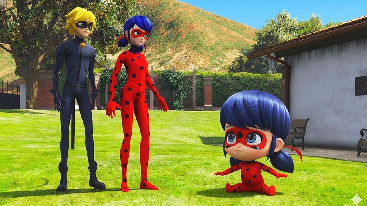 LADYBUG E CATNOIR ABANDORAM SUA AMIGA no GTA 5