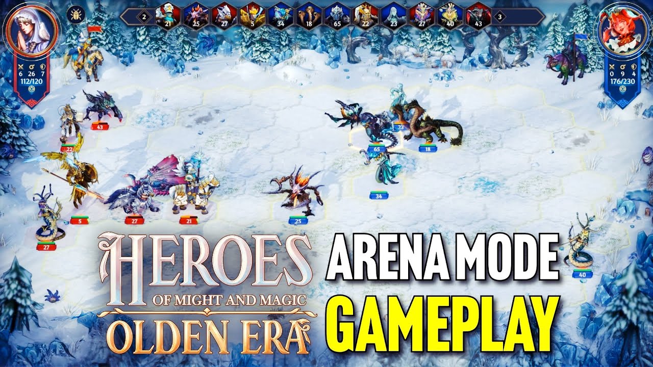 Heroes of Might and Magic: Olden Era &ndash; New Arena Mode Gameplay (2 Quick Matches)