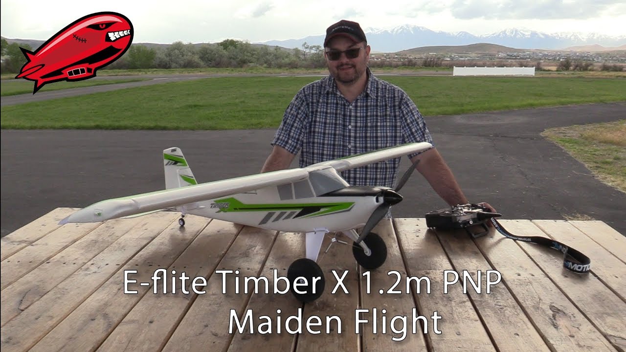 E-flite Timber X 1.2m PNP Maiden Flight