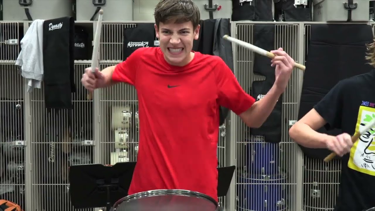 Aledo Bearcat Regiment Drumline and Front Ensemble HYPE 2023