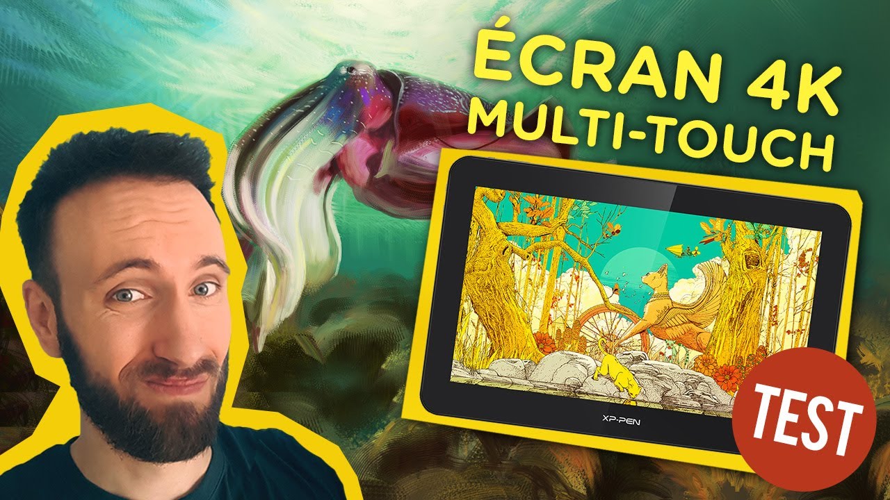 Tablette à ÉCRAN 4K TACTILE, CA VAUT LE COUP ? XP-Pen Artist Pro 16TP (J'EN OFFRE UNE)