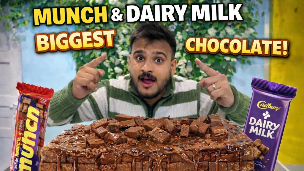 छोटी Manch से बनाई Biggest Chocolate 😱 | Giant Chocolate Experiment | Full Video”👉🏻