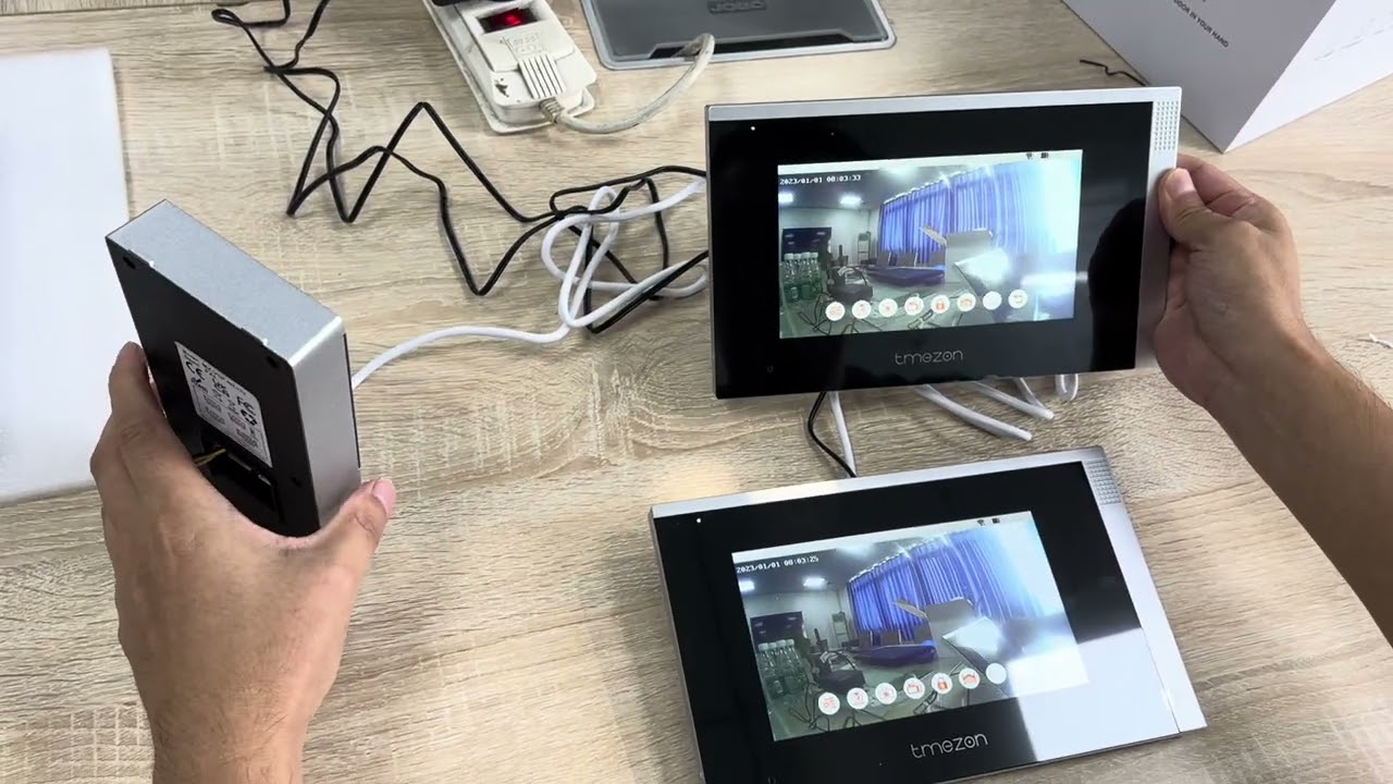 How to Set up One Family Connecting or Two Family Connecting for TMEZON Intercom System MZ-IP-728TW