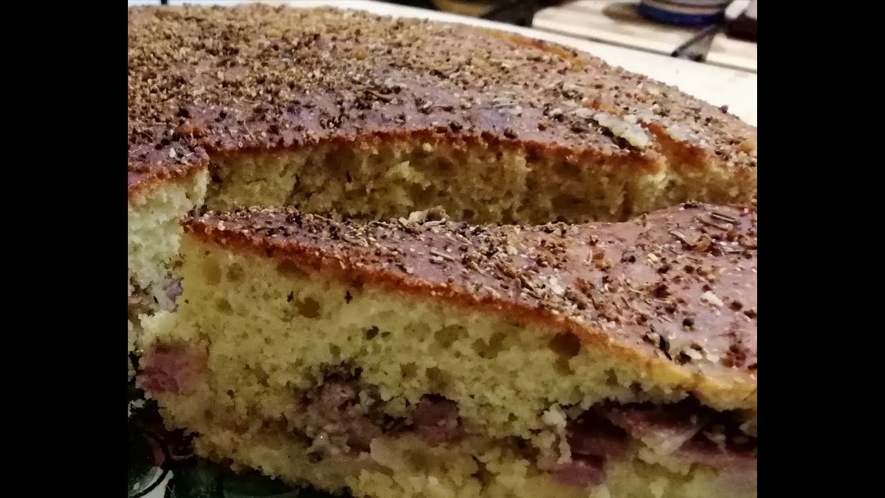 Focaccia con i fiori di sambuco