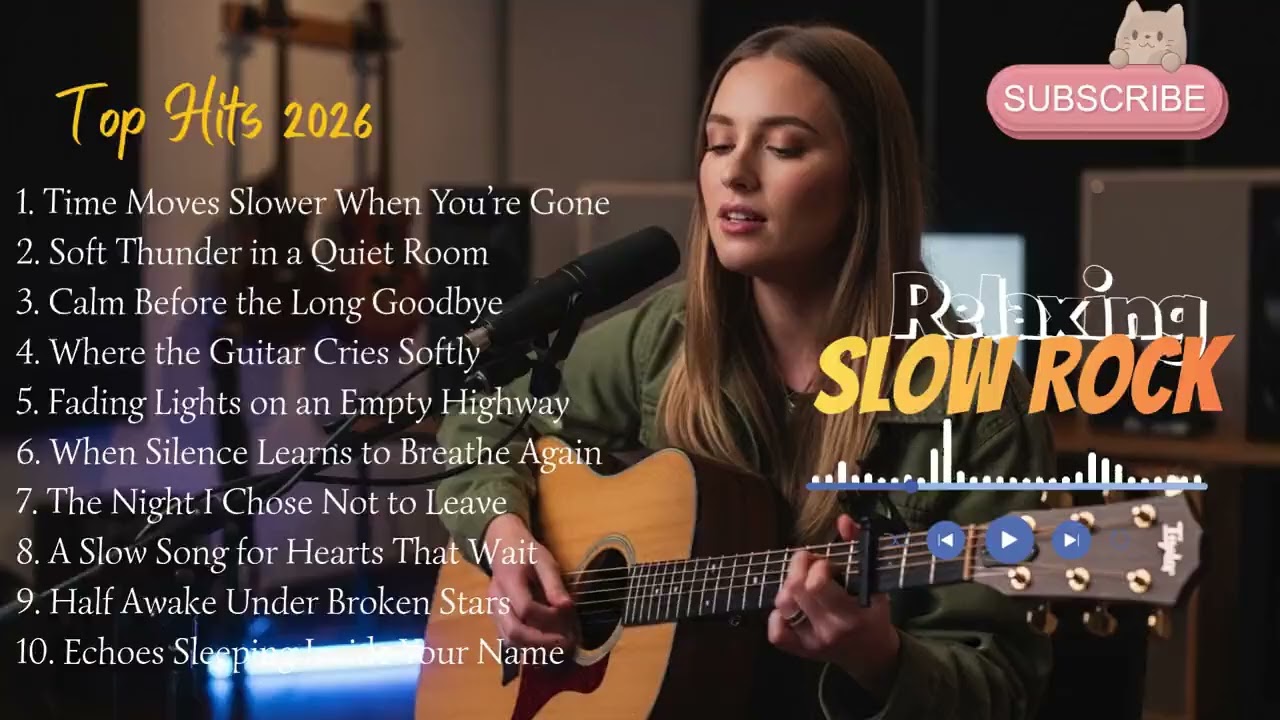 Classic Style Slow Rock 2026 🎸 Best Soft Rock Hits for Calm Weekend Vibes