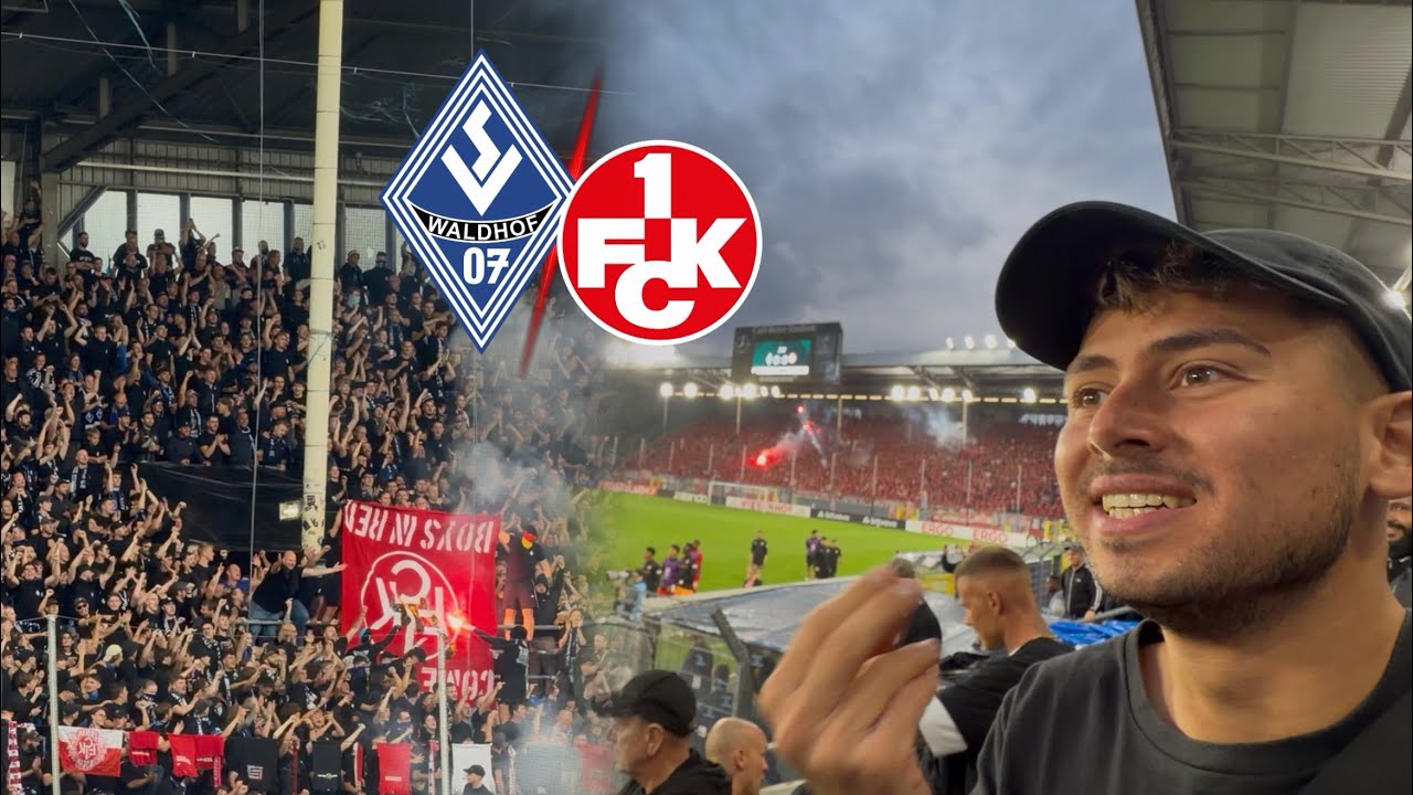 Pokal-Derby 🏆 DAS GEHT AB! 🔥 | SV Waldhof Mannheim vs 1.FC Kaiserslautern | Stadionvlog