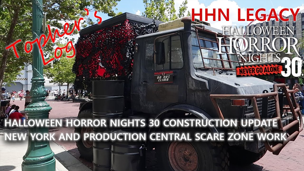 Halloween Horror Nights 30 Construction Update: More New York And Production Central | Topher's Log