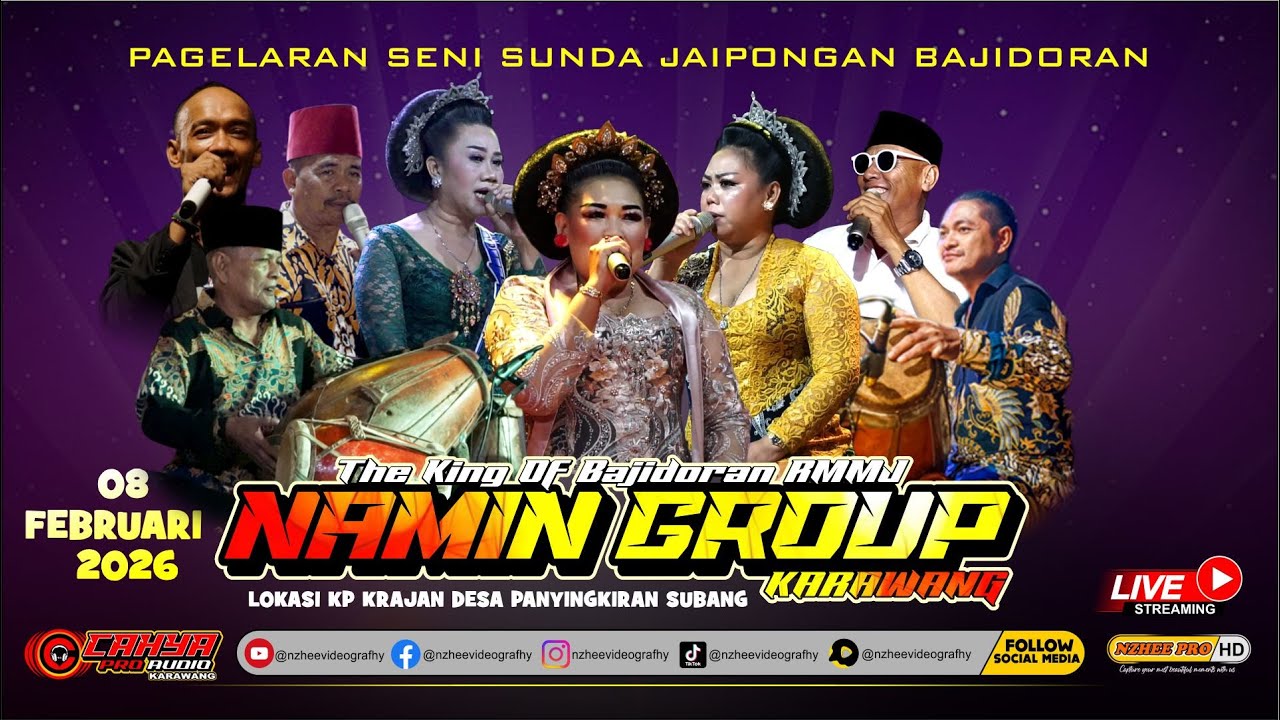 🔴LIVE MALAM JAIPONGAN BAJIDORAN RMMJ NAMIN GROUP | PANYINGKIRAN SUBANG 08 FEBRUARI 2026