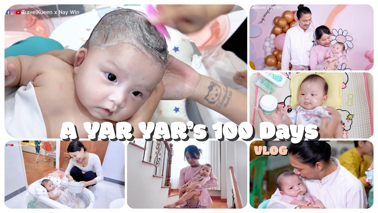 အရာရာလေး ရက် ၁၀၀ ပြည့် မွေးနေ့အလှူ  Vlog 🤍