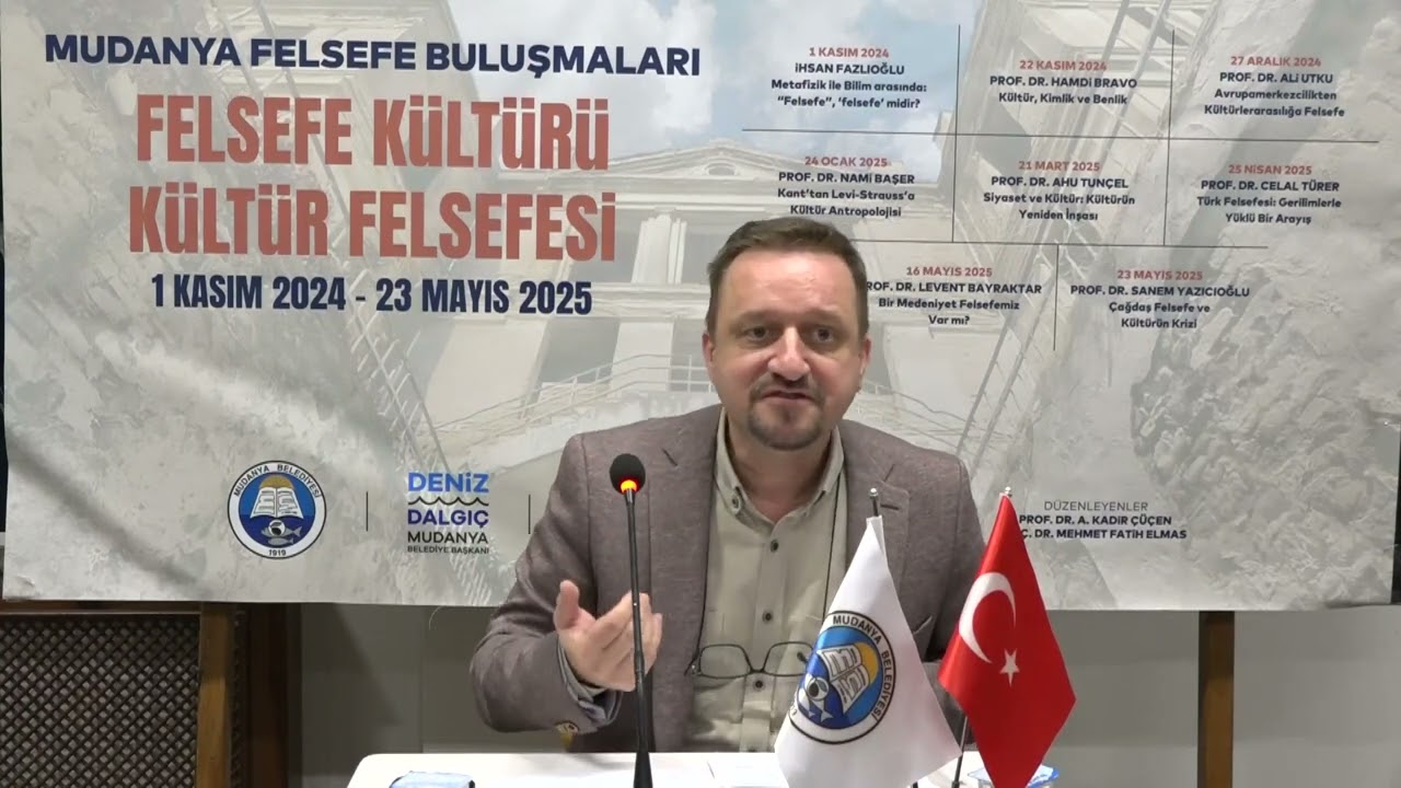 MUDANYA FELSEFE BULUŞMALARI/PROF. DR. HAMDİ BRAVO - KÜLTÜR, KİMLİK VE BENLİK
