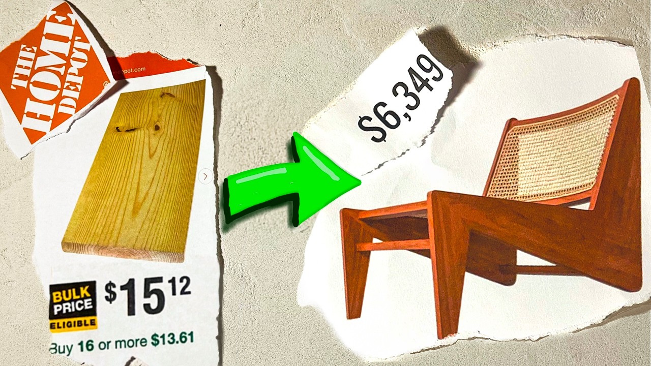 Building a High End Chair using Home Depot Wood..