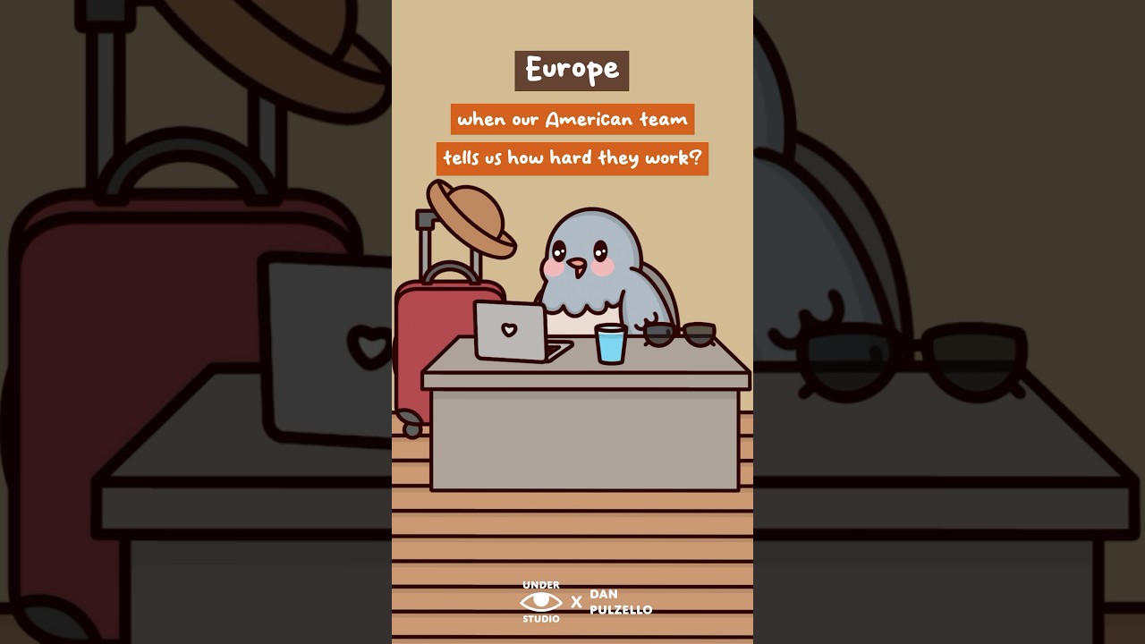 What Do We Say: Europe vs USA 💻 Animation Meme | Original Video: Under Studio x @danpulzello