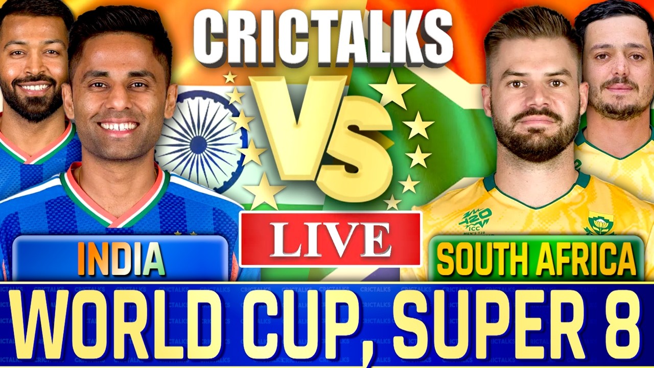 🔴 Live: IND vs SA, T20 World Cup 2026, Cricket Live Match Today Scores, Commentary, 1st Innings