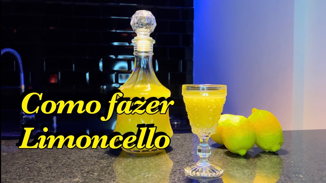 Limoncello | Como fazer licor de limão siciliano