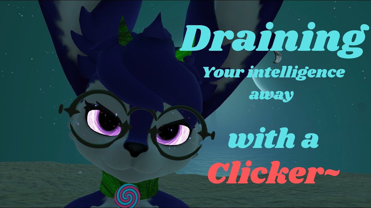 [Furry Hypno, F4A] Draining your intelligence away with a clicker~