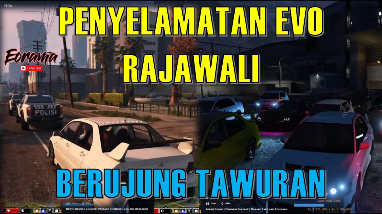 MISI PENYELAMATAN EVO RAJAWALI DARI PELEBURAN BERUJUNG TAWURAN BERSAMA POLISI !! #indopriderp