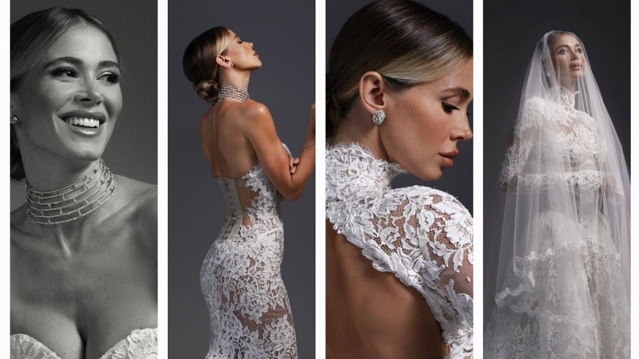 meraviglioso abito da sposa diletta Leotta ❤️ la bellezza ❤️ #dilettaleotta #loriskarius