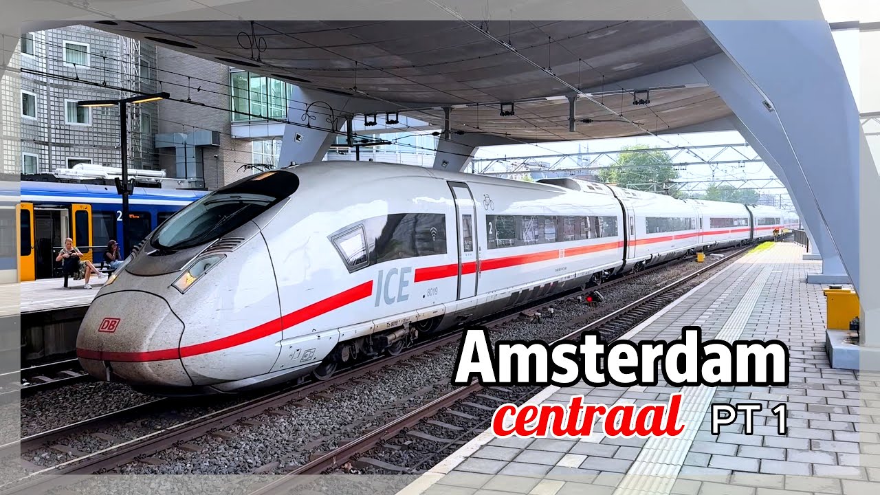 Amsterdam Centraal Railway Station. Can You Spot The Odd Train Out?