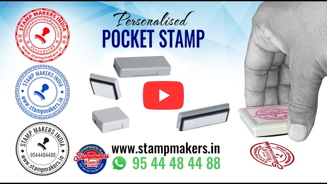 Personalised Sun Pocket Stamp