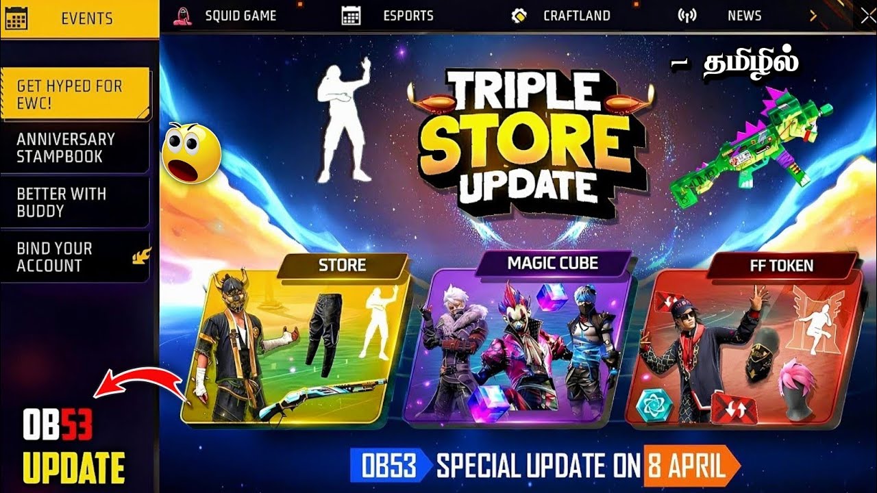 🔥 TRIPLE STORE UPDATE 🥳 OB53 MAGIC CUBE BUNDLES 🧊 FF TOKEN 🤩 STORE UPDATE | NEXT MAGIC CUBE UPDATE