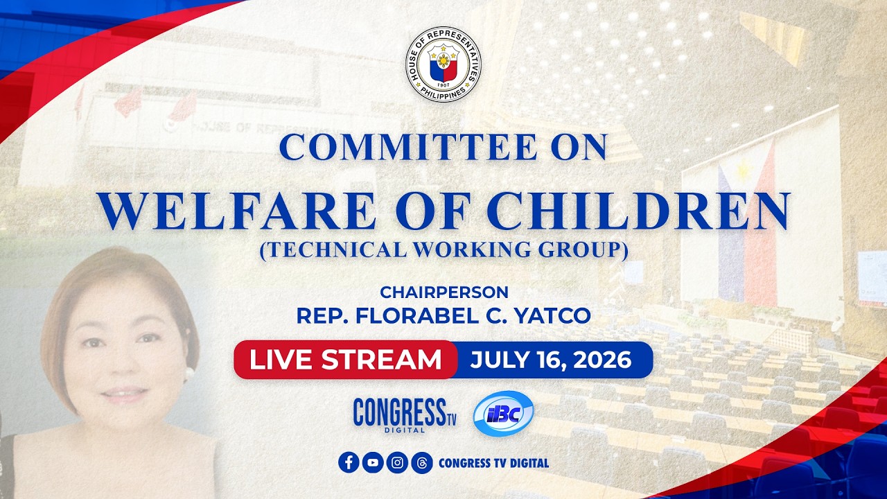 COMMITTEE ON WELFARE OF CHILDREN (TECHNICAL WORKING GROUP) | JULY 16,2026
